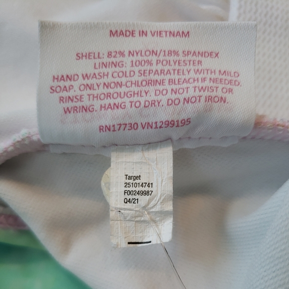 NWOT Stoney Clover Lane Tie Dye High Cut Cheeky One Piece SwimSuit - Picture 6 of 7